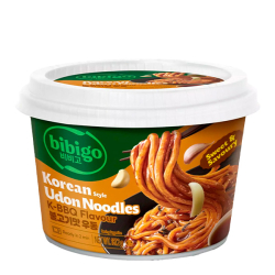 Лапша быстрого приготовления Удон барбекю CJ Bibigo, чашка 187,2 г