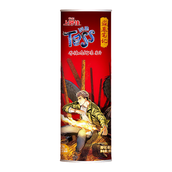 Чипсы Toss со вкусом острых крылышек Oishi, 85 г