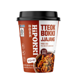 Рисовые клёцки ттокпокки Hipokki в соусе чачжан GoodPokki, стакан 120 г Рисовые клёцки ттокпокки Hipokki в соусе чачжан GoodPokki, стакан 120 г