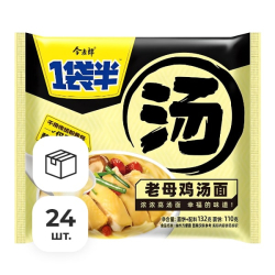 Лапша быстрого приготовления со вкусом грибов и курицы JML, пачка 132 г х 24 шт