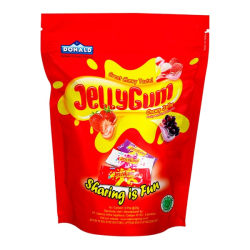 Желе конняку Jellygum Red со вкусом винограда, клубники и личи Donald, 230 г
