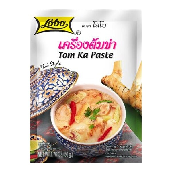 Приправа-паста для приготовления тайского супа Том Кха Lobo, 50 г