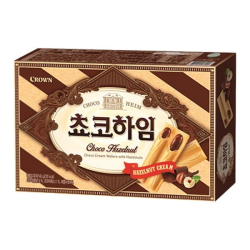 Вафли с шоколадным кремом и фундуком Crown, 142 г