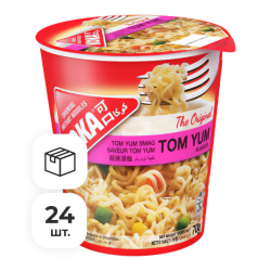 Лапша быстрого приготовления со вкусом Том Ям Ориджинал Koka, стакан 70 г х 24 шт