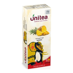 Чай черный пакетированный со вкусом ананаса Unitea, 50 г