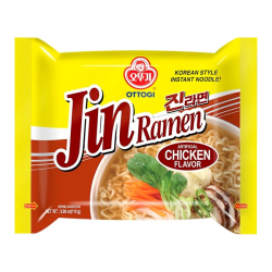 Лапша быстрого приготовления Джин Рамен со вкусом курицы Ottogi, пачка 110 г