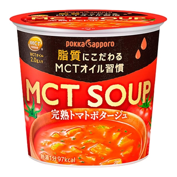 Суп-пюре с вкусом спелого помидора Pokka Sapporo, стакан 24 г