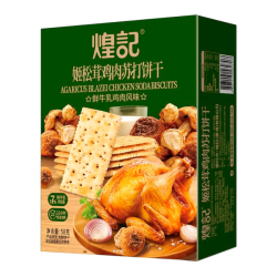 Крекеры со вкусом курицы и грибов Мацутаке Huangji, 58 г