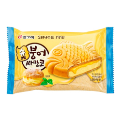 Мороженое сэндвич Рыбка с заварным кремом Binggrae, 90 г