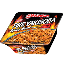 Лапша быстрого приготовления Yakisoba со вкусом острой говядины со специями Maruchan, чашка 113,3 г