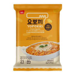 Рисовые клёцки рапокки с лапшой с сыром Yopokki, пачка 260 г