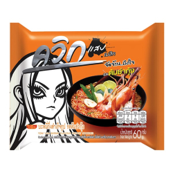 Лапша быстрого приготовления Том Ям с креветкой Wai Wai, пачка 60 г