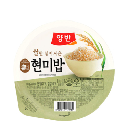 Рис быстрого приготовления коричневый Dongwon, 130 г