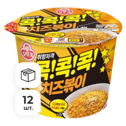 Лапша быстрого приготовления Чиз Бокки Ottogi, чашка 95 г х 12 шт