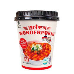 Рисовые клёцки ттокпокки оригинальные Wonderpokki, стакан 120 г Рисовые клёцки ттокпокки оригинальные Wonderpokki, стакан 120 г