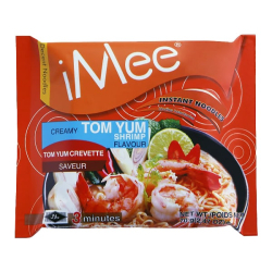 Лапша быстрого приготовления со вкусом супа Том Ям с креветками iMee, пачка 70 г Лапша быстрого приготовления со вкусом супа Том Ям с креветками iMee, пачка 70 г