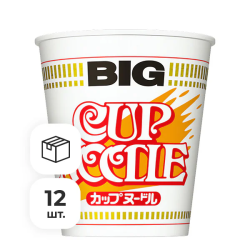 Лапша быстрого приготовления с классическим вкусом Nissin, стакан 101 г х 12 шт