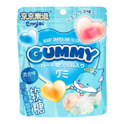 Конфеты желейные Gummy в форме сердца GuandongLefen, 50 г