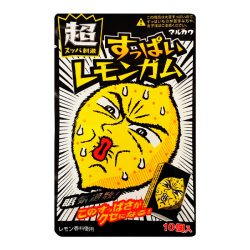 Жевательная резинка со вкусом кислого лимона Marukawa, 41 г