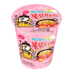 Лапша быстрого приготовления Hot Chicken острая курица в соусе карбонара Samyang, стакан 80 г Лапша быстрого приготовления Hot Chicken острая курица в соусе карбонара Samyang, стакан 80 г