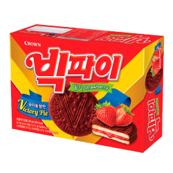 Пирожное Vic Pie со вкусом клубники Crown, 216 г