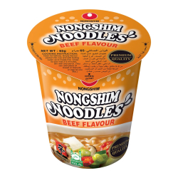 Лапша быстрого приготовления Nongshim со вкусом говядины, стакан 65 г