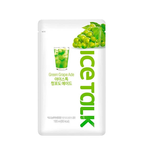 Напиток Ice Talk лимонад со вкусом зеленого винограда Pro-M, 190 мл 