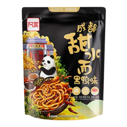 Лапша быстрого приготовления с вкусом черной утки Akuan, пачка 275 г