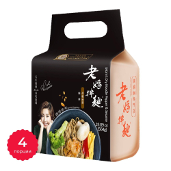 Лапша быстрого приготовления сухая с перцем и кунжутом Mom’s Dry Noodle, пачка 564 г
