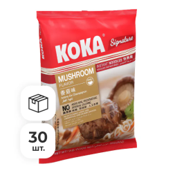 Лапша быстрого приготовления со вкусом грибов Сигнече Koka, пачка 85 г х 30 шт