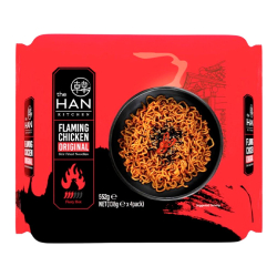 Лапша быстрого приготовления острая курица The Han Kitchen, пачка 138 г