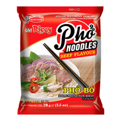 Лапша быстрого приготовления рисовая Oh! Ricey со вкусом говядины Acecook, пачка 70 г