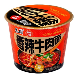 Лапша быстрого приготовления Simeite со вкусом острой говядины Siyuan, чашка 100 г