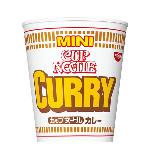 Лапша быстрого приготовления со вкусом карри мини Nissin, стакан 43 г