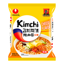 Лапша быстрого приготовления Кимчи Рамен с сырным вкусом Nongshim, пачка 120 г