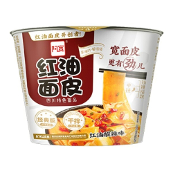 Лапша быстрого приготовления с красным маслом в кисло-остром соусе Akuan, чашка 115 г