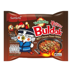 Лапша быстрого приготовления Hot Chicken острая курица в соусе Якисоба Samyang, пачка 130 г Лапша быстрого приготовления Hot Chicken острая курица в соусе Якисоба Samyang, пачка 130 г