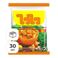 Лапша быстрого приготовления с классическим кисло-сладким вкусом Wai Wai, пачка 60 г х 30 шт