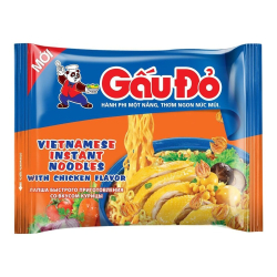 Лапша быстрого приготовления со вкусом курицы Gau do, пачка 63 г