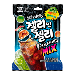 Мармелад Jelly in Jelly со вкусом колы и спрайта Seoju, 23 г
