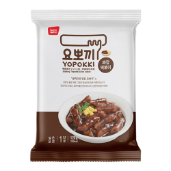 Рисовые клёцки ттокпокки чачжан Yopokki, пачка 120 г Рисовые клёцки ттокпокки чачжан Yopokki, пачка 120 г