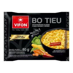 Лапша быстрого приготовления Бу Тиеу Премиум Vifon, пачка 80 г Лапша быстрого приготовления Бу Тиеу Премиум Vifon, пачка 80 г