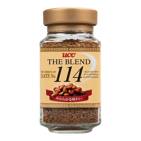 Кофе натуральный растворимый сублимированный Бленд 114 UCC, 135 г
