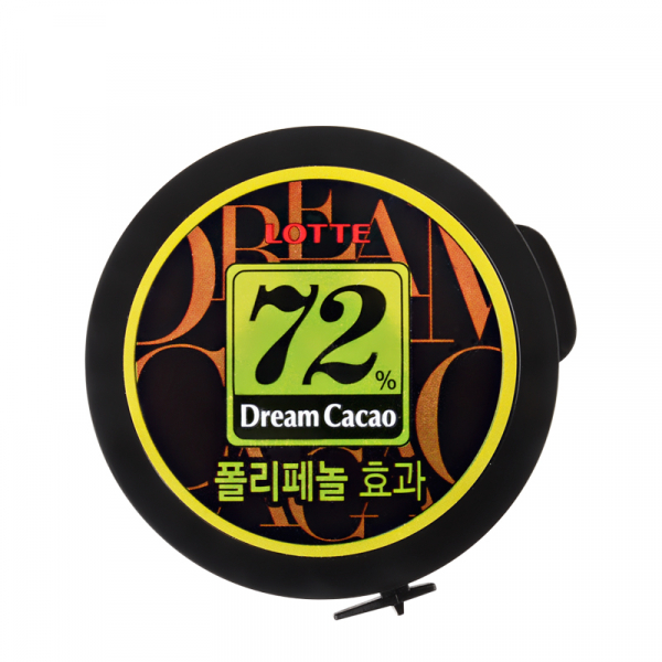 Горький шоколад в кубиках Dream Cacao 72% Lotte, 90 г