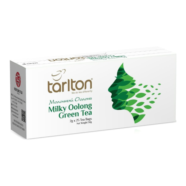 Чай зеленый пакетированный молочный улун Tarlton, 50 г