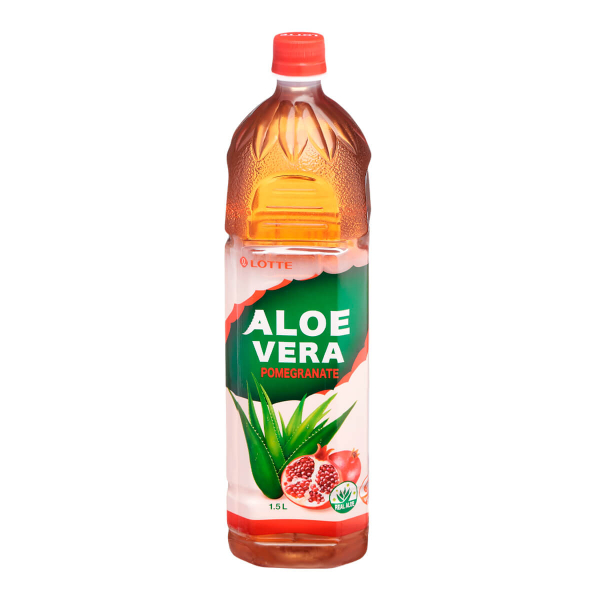 Напиток Алое Вера со вкусом граната Lotte, 1500 мл