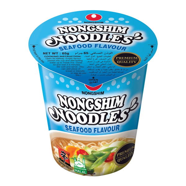 Лапша быстрого приготовления Nongshim с морепродуктами, стакан 65 г