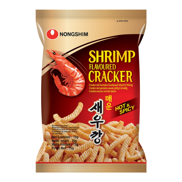 Чипсы креветочные острые Nongshim, 75 г