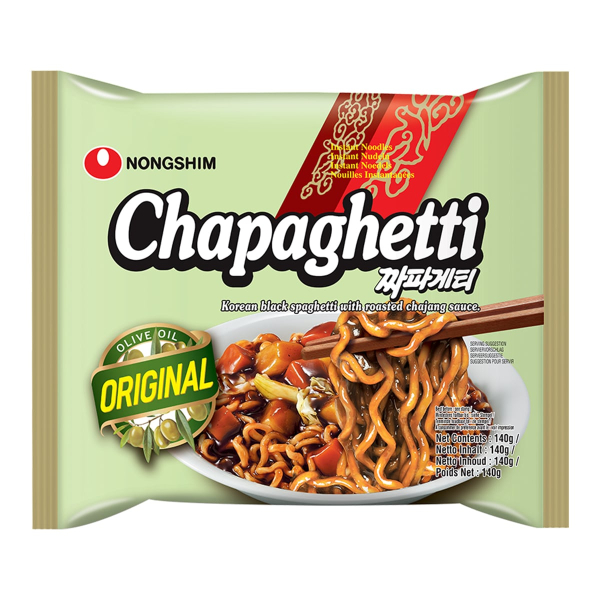 Лапша быстрого приготовления Чапагетти Nongshim, пачка 140 г