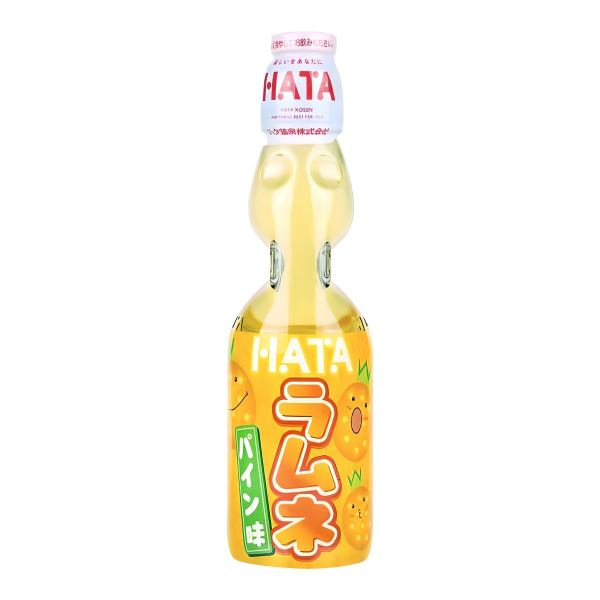 Напиток газированный Ramune со вкусом ананаса Hata Kosen, 200 мл